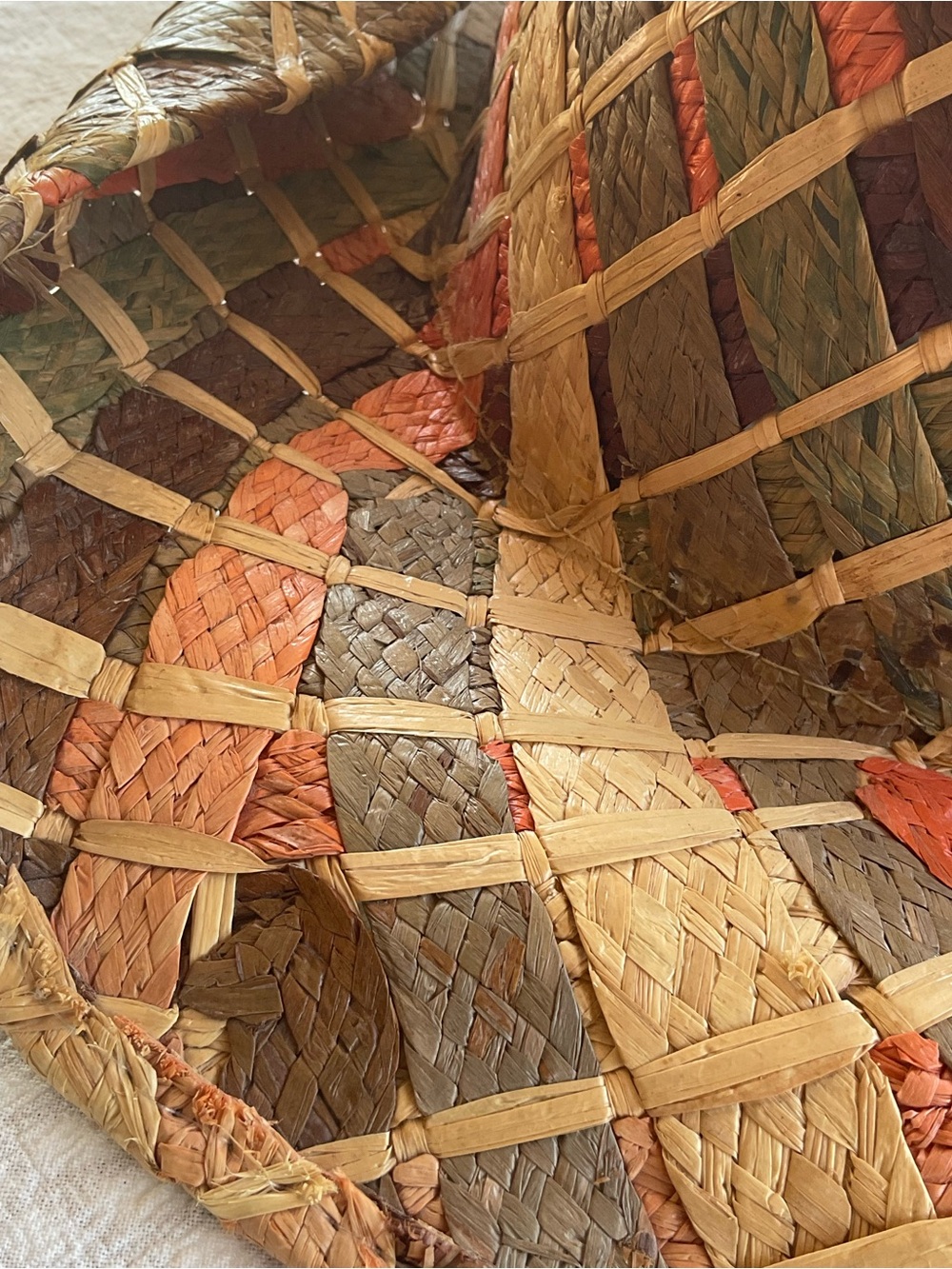 Unisex Som-her woven straw Cowboy western hat. - Picture 4 of 6